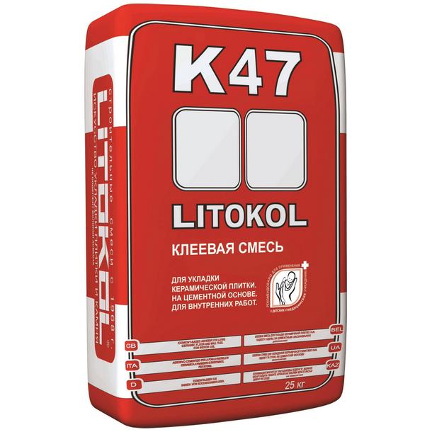 Клей для плитки LITOKOL K47 25 кг