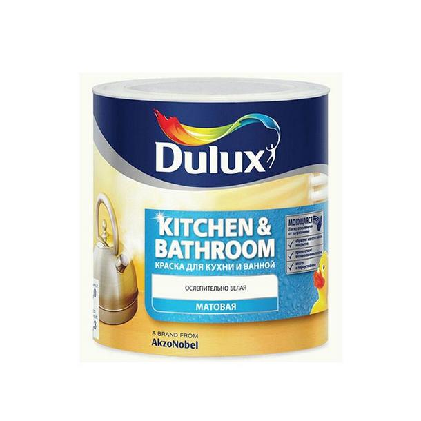 Краска в/д для кухни и ванной Dulux Realife 2.5 л