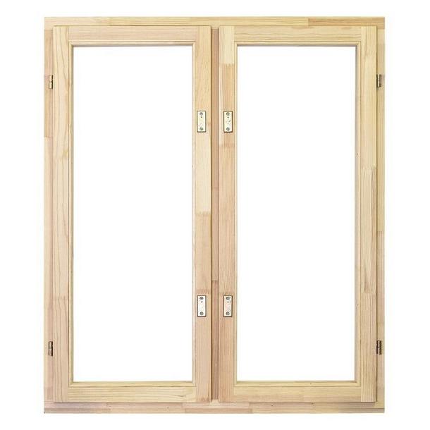 Окно деревянное РадДоз террасное 1000х1000 мм 2 створки