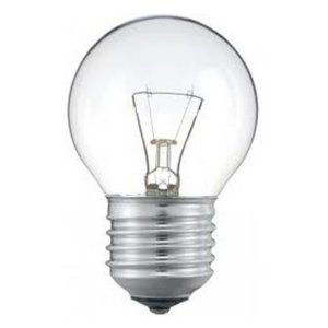 Лампа накаливания Philips E27 40W Р45 шар CL прозрачная