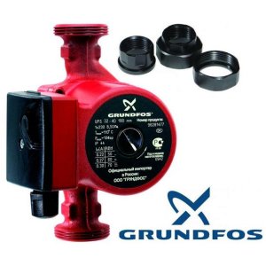 Циркуляционный насос Grundfos UPS 32-40 для систем отопления с гайками