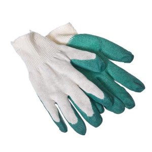 Хлопчатобумажные перчатки с латексным покрытием
