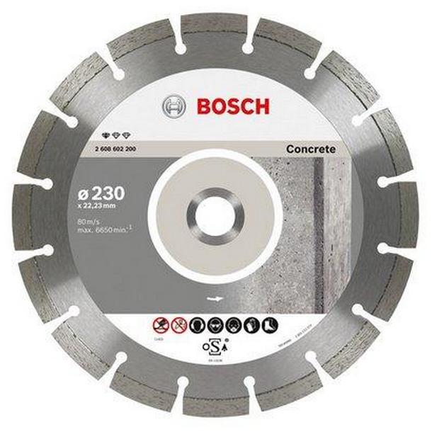 Диск алмазный сегментный по бетону Bosch Professional 230х22.2 мм