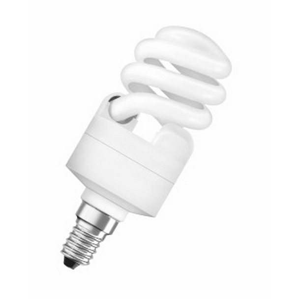 Энергосберегающая лампа Osram E14 12W MiniTwist 2700K теплый свет