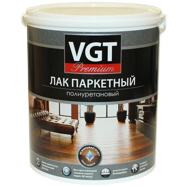 Лак VGT полиуретановый паркетный PREMIUM глянцевый 2,2 кг