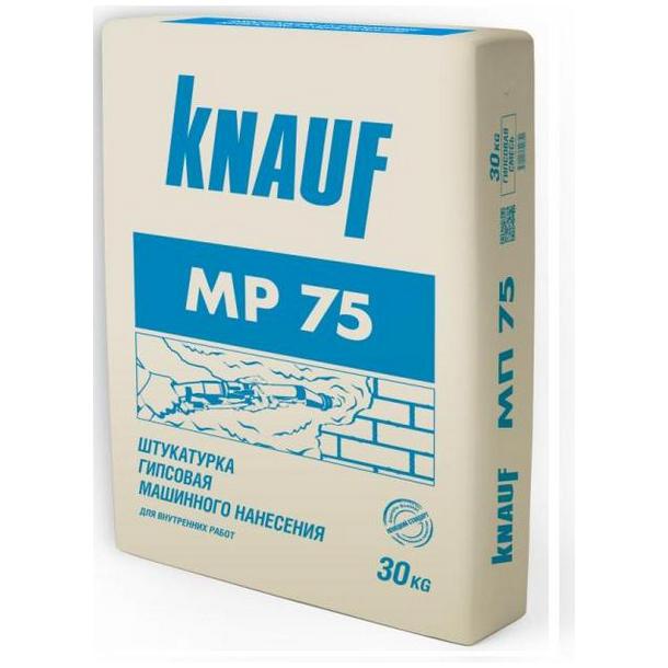 Штукатурка гипсовая машинная Knauf МП-75 30 кг