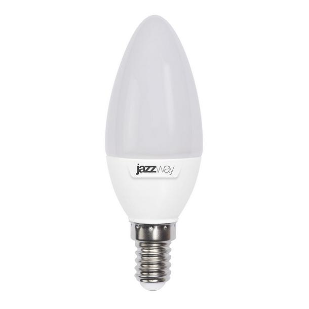 Светодиодная лампа Jazzway E14 7W C37 свеча 3000K теплый свет