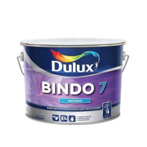 Краска в/д Dulux Bindo 7 основа BW матовая 2.5 л
