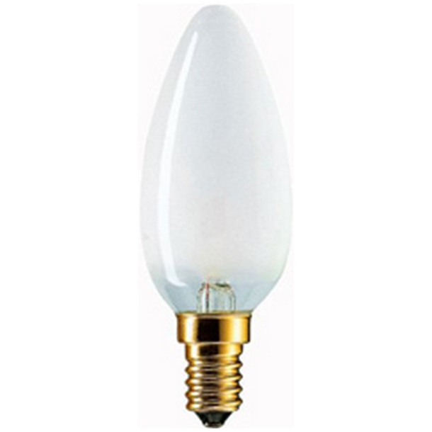 Лампа накаливания Philips E14 40W В35 свеча FR матовая