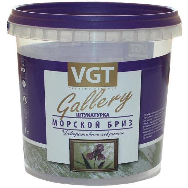 Штукатурка Gallery VGT Морской бриз золото-1 МВ-107 1 кг
